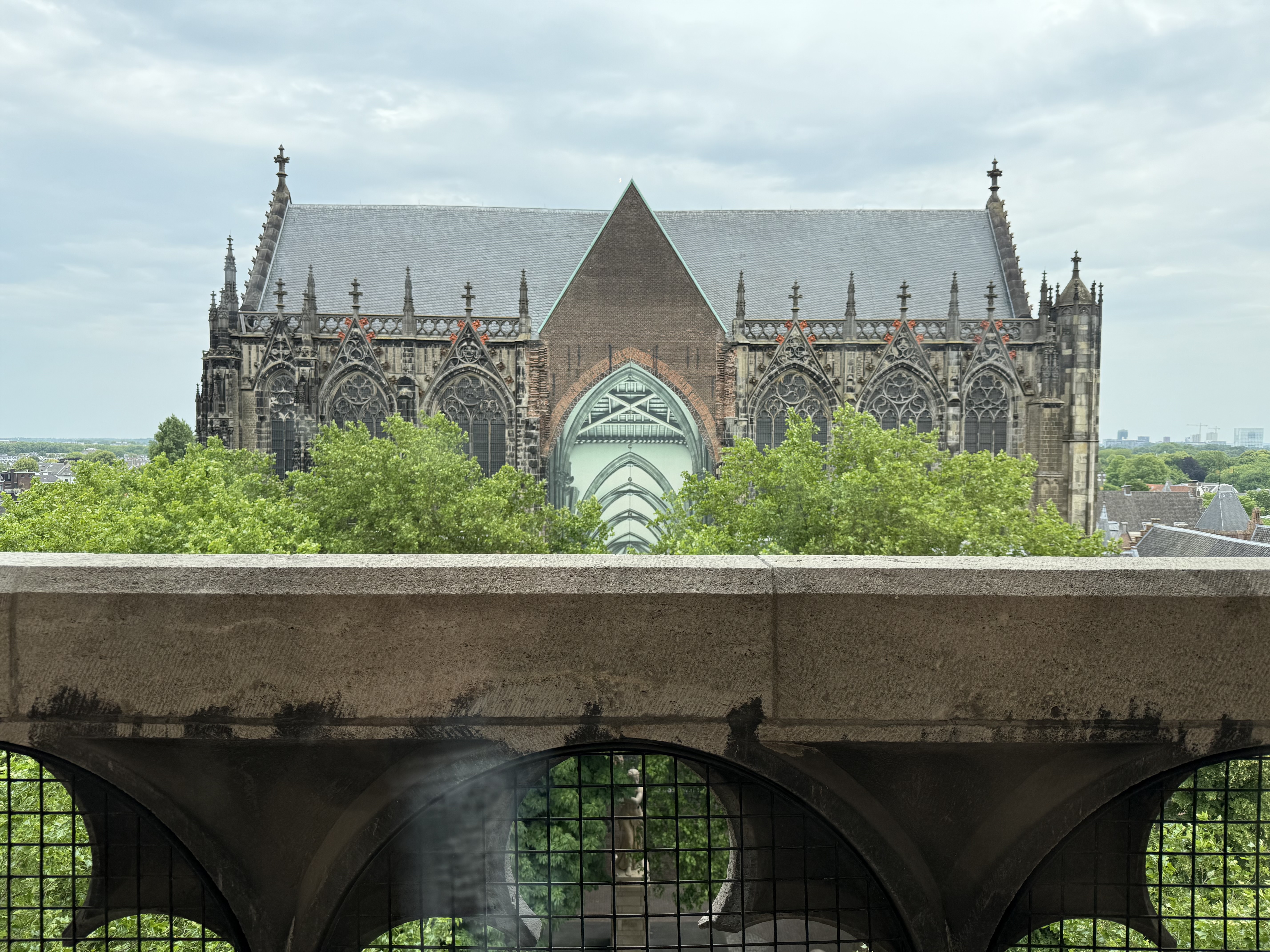 Uitzicht op een markant deel van de Utrechtse binnenstad